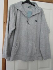 Grey Fleece Jumper Size Xl Rough Trade