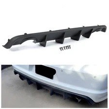 Fits Dodge Charger SRT 12-14 V2 Style Matte Black Rear Bumper Lip Lower Diffuser