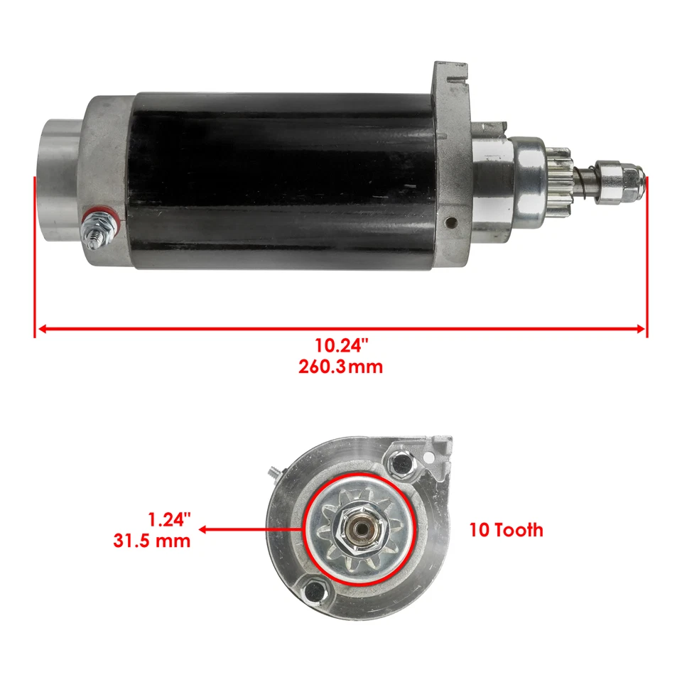 for Mercury Outboard 50-90HP 50-57485 50-65436 50-66015-2 / API MOT3002 Starter - Image 2 of 4