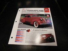 1936 Hudson Terraplane Spec Sheet Brochure Photo Poster 1936 Hudson Terraplane Spec Sheet Brochure Photo Poster