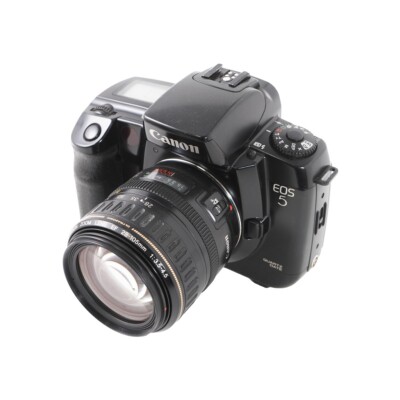 Canon EOS 5 Film camera with 28-105mm F3.5-4.5 LENS + fiter and cap
