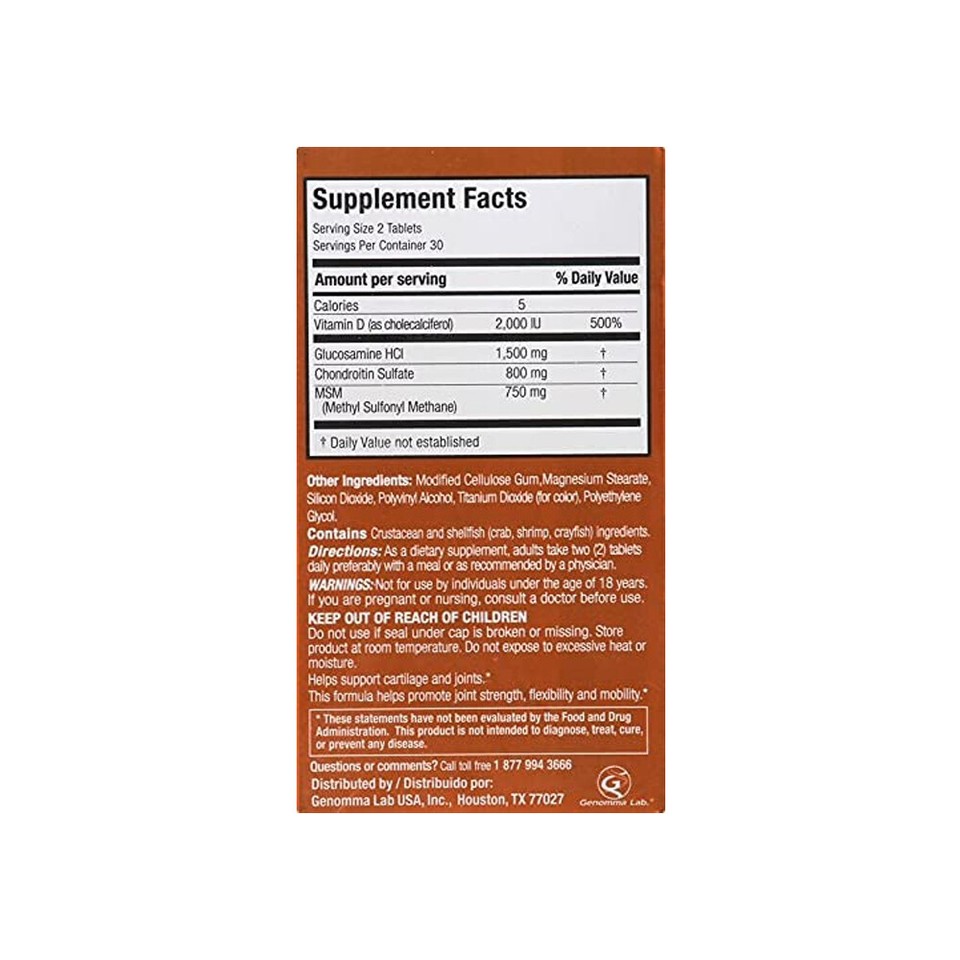 X Ray Dol Triple Action Dietary Supplement. Bone and Joint Support. 60