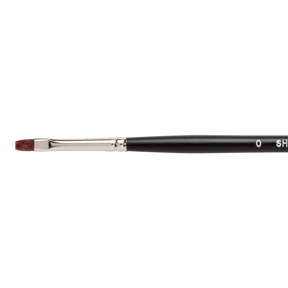 Jackson's : Shinku : Red Synthetic Bristle Hair Brush : Bright : No.0