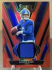 2025 Panini Select Rookie Swatches Prizm Jaxson Dart RC MEM Patch NY Giants