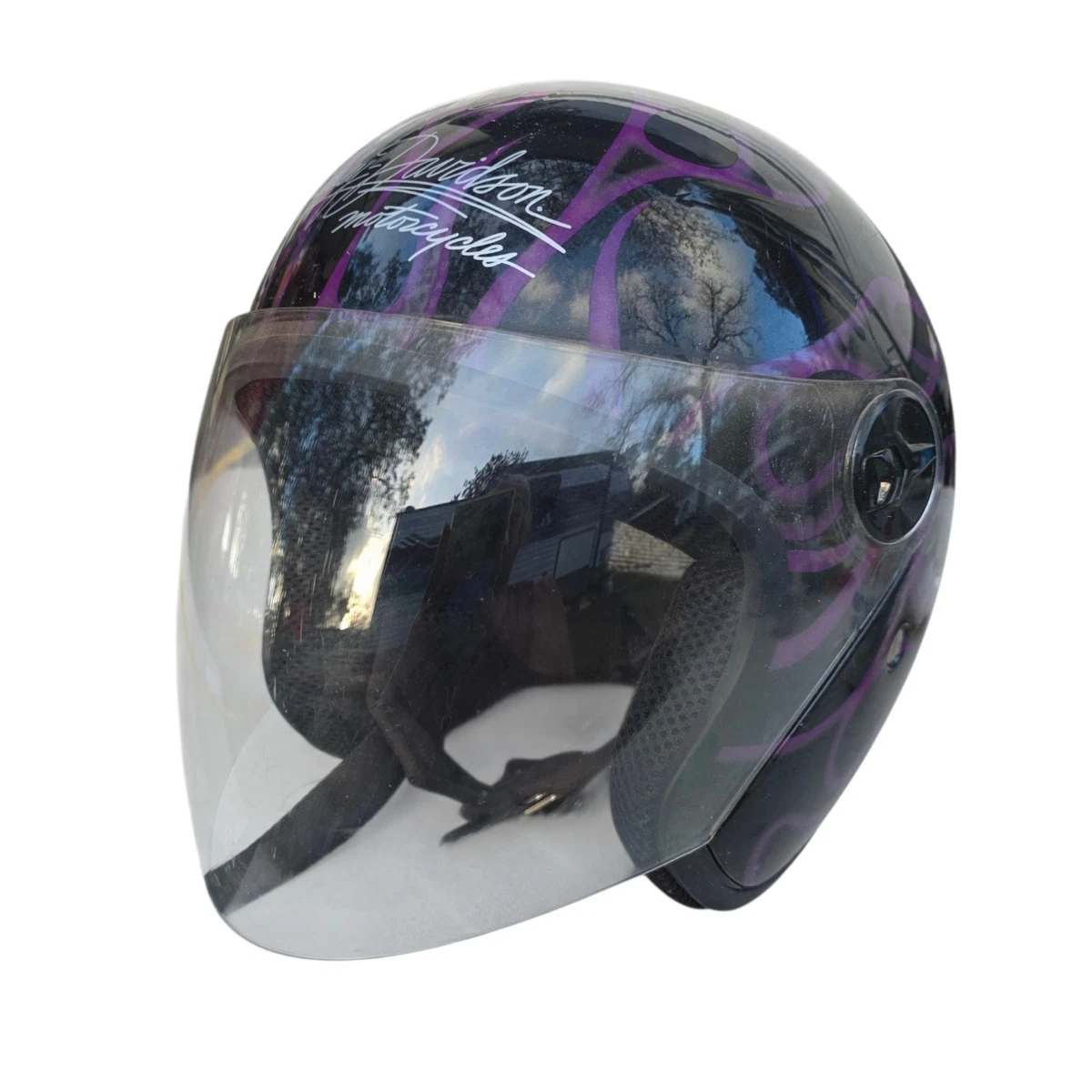 3/4 helmets motorcycle Vintage Cruiser 3/4 Open Face Scooter Motorcycle Helmet DOT Retro Cafe Racer US XXL / Red [out of stock]