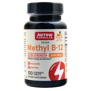 Jarrow Methyl B-12 (2500mcg) Tropical 100 tabs