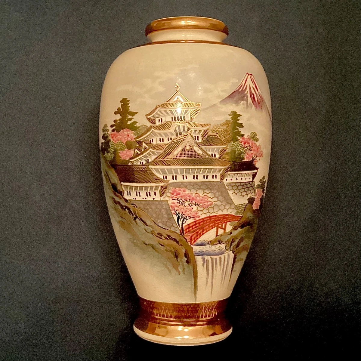 Multi-Color Vintage Original Post - 1940 Antique Japanese Vases