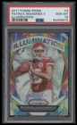 2017 Panini Prizm Illumination Silver Patrick Mahomes II PSA 10 GEM MT Rookie RC