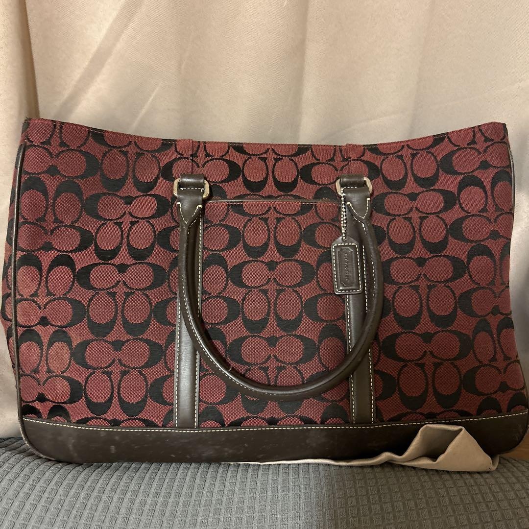 COACH ビジネスバッグ C224-9083 赤黒 ac7eb414-ee3b-4f32-acc8-