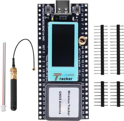 Wireless Tracker ESP LCD GNSS IoT GPS 2,4GHz Antenne