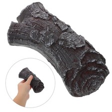  Tronchi per camino finti in carbonio fuoco simulato decorazione festa