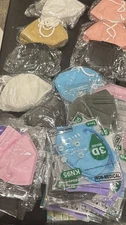 Pack 128 KN95 disposable face mask multiple colors