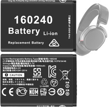 2 Pack Replacement for Steelseries Arctis Pro Wireless Batteries -160240 Lithiu