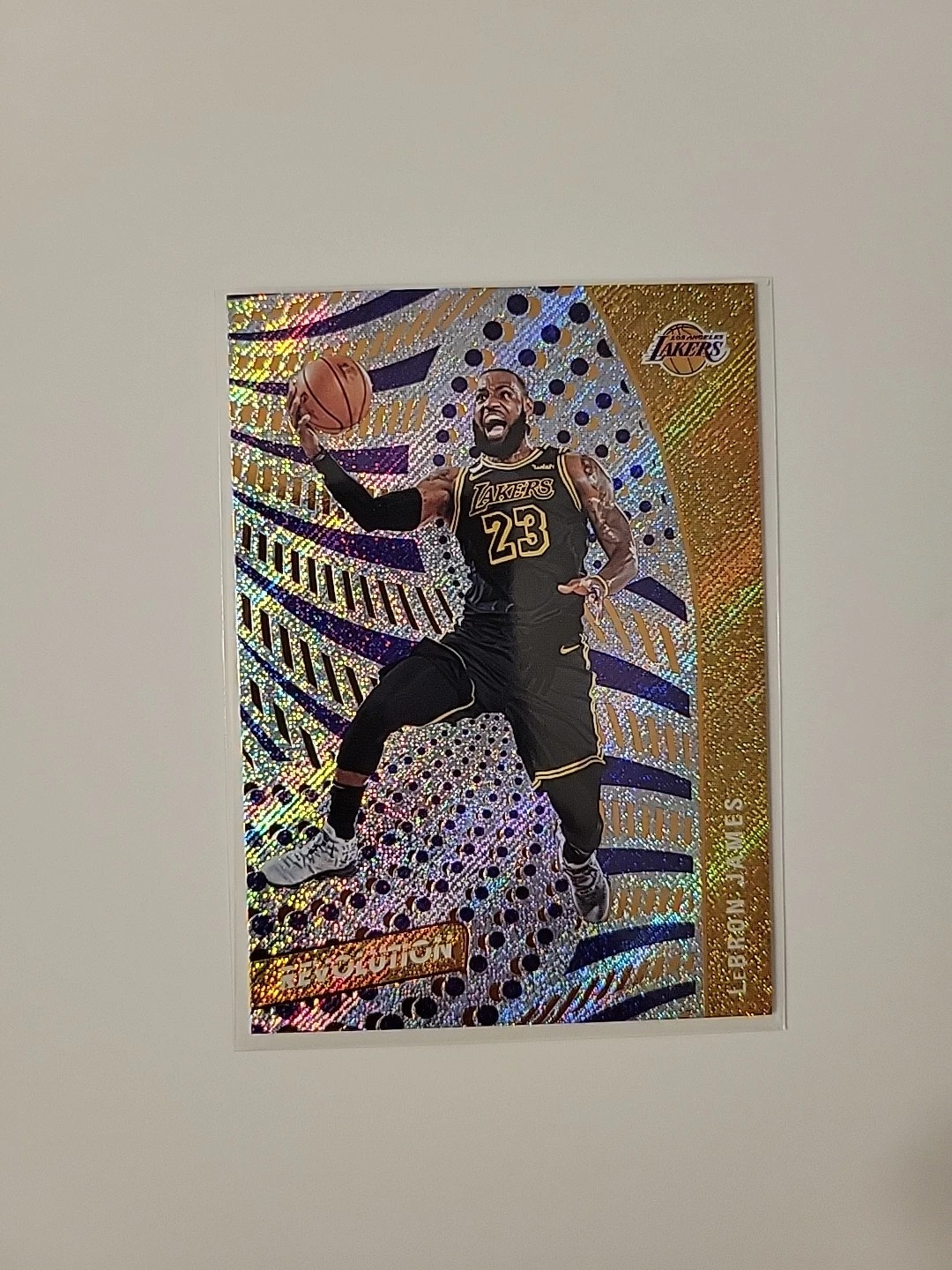 Lebron James 2020-21 Panini Revolution Groove Parallel #74 Los Angeles Lakers