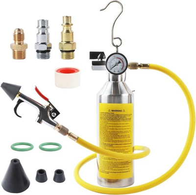 #ad AC Flush Kit Automotive Home HVAC Flush Tool Thickened Stainless Steel Caniste $38.00