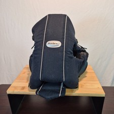 BabyBj rn Baby Carrier Classic Design Black Cotton 8-25 lbs Machine Washable