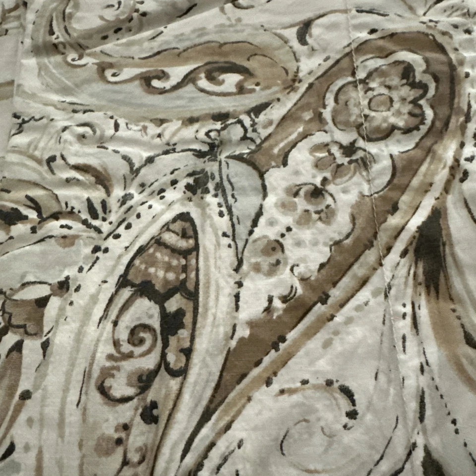 POTTERY BARN Jolie Paisley Percale Cotton 4pc KING DUVET SET PREOWN+ BOUNS - Image 3 of 4