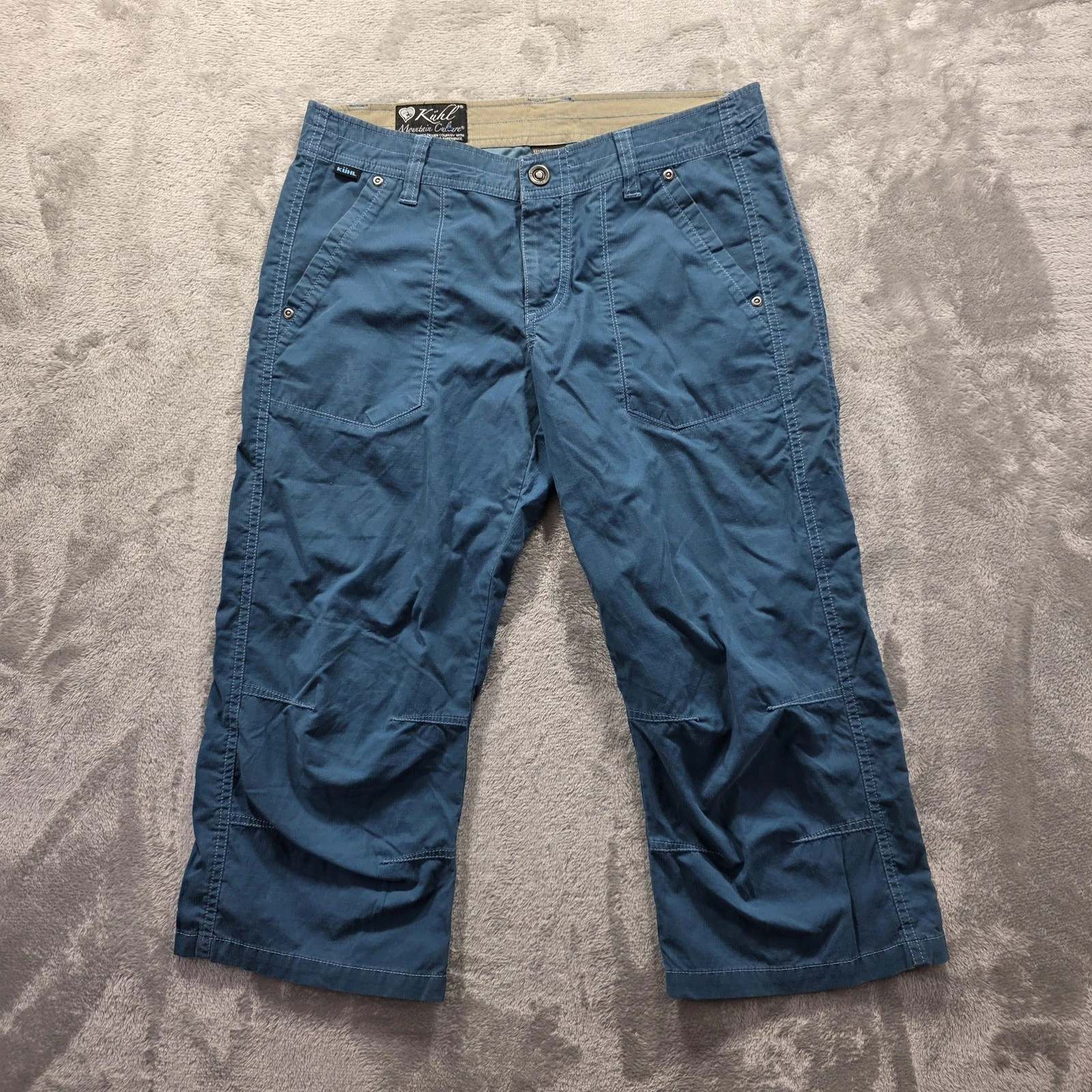 Kuhl Pants Womens 6 Blue Capri Cropped Outdoor Hiking Floral Embroidered Cotton
Opens in a new windo