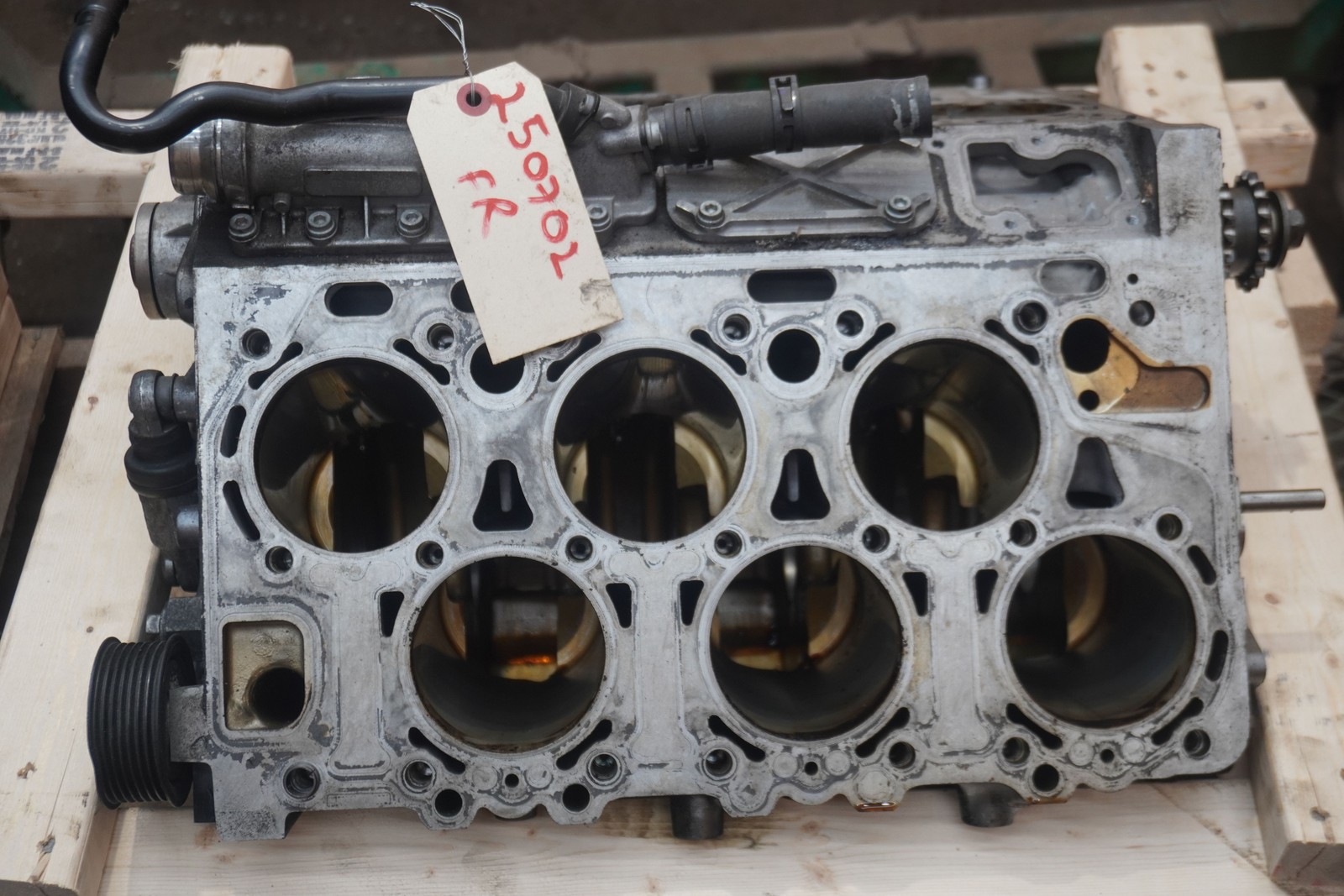 Engine Motor Short Cylinder Block Bentley Continental Flying Spur GT 6.0L W12