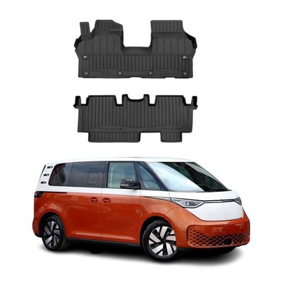 OMAC Premium Floor Mats for VW ID.Buzz 2025-2026 Heavy Duty All-Weather 2pcs