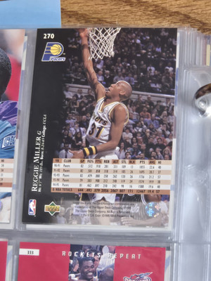 1995-96 Upper Deck Reggie Miller #270 HOF basketball card | eBay