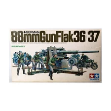 TAMIYA Military Model 1:35 German 88mm Gun Flak 36/37 VG+/NM
