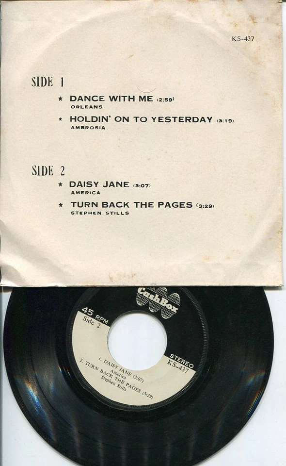 ORLEANS/AMBROSIA/AMERICA/ STEPHEN STILLS THAI THAILAND EP 7" - Image 3 of 3