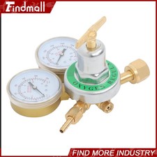 Findmall Oxygen CGA 540 Gas Welding Regulator Pressure Gauge Type Solid Brass