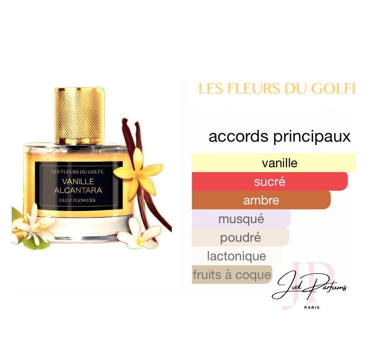 Vanille Alcantara Les Fleurs Du Golfe Élixir de Parfum Intense 50ml - 3