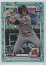 2020 Bowman Chrome Prospects Aqua Shimmer Refractor /125 Kristian Robinson 04cw