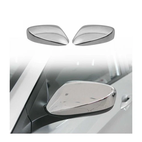 Mirror Cover Caps Fits Hyundai Elantra Accent Veloster 2011-2017 Stainless Steel