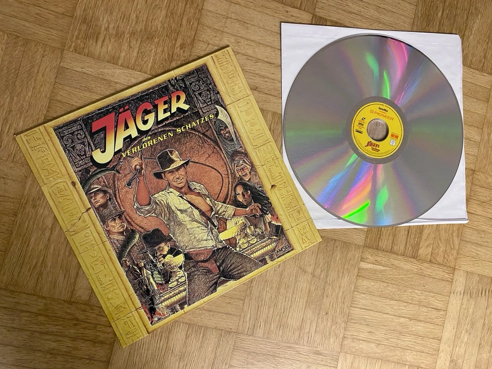 Laser Disc Indianer Jones Trilogie Widescreen PAL Deutsch Lucasfilm Limited 1981 - Bild 3 von 4
