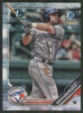 2019 Bowman Chrome Mega Box Prospects Refractors #BCP-87 Chad Spanberger 1984