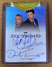 Doctor Who Series 1-4 David Tennant & Billie Piper Dual Autograph Incentive
