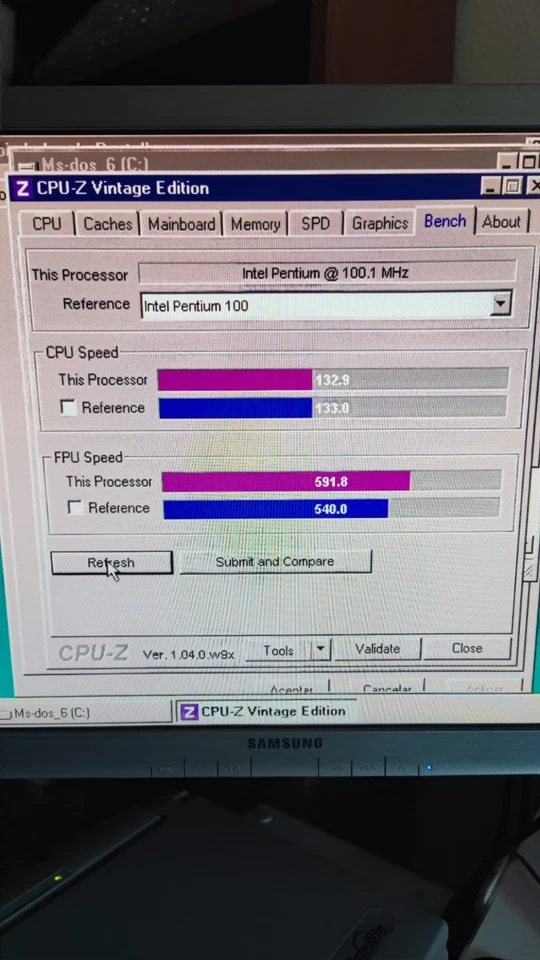 Portátil Toshiba Satellite 110CS intel Pentium 100 Con Defectos ## 3dfx Voodoo  - Imagen 4 de 4