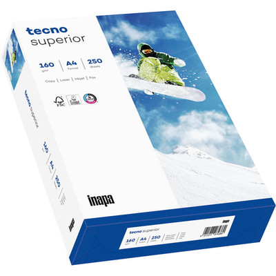 250 Blatt tecno Kopierpapier superior DIN A4 160 g/qm