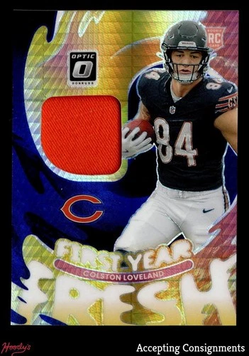 2025 Donruss Optic Colston Loveland Blue Hyper (RAW)
