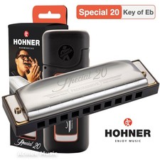 Hohner Special 20 Diatonic Harmonica - Key of Eb with Case, SPC20-Eb