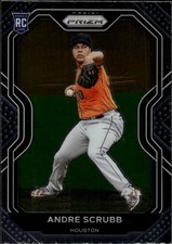 2021 Panini Prizm #54 Andre Scrubb Houston Astros Rookie