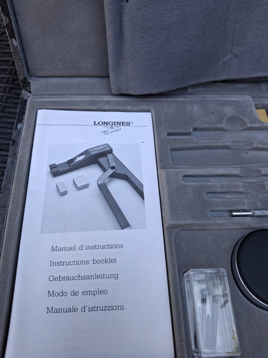 Herramienta de reparación de relojes Longines Sav 90 muy rara