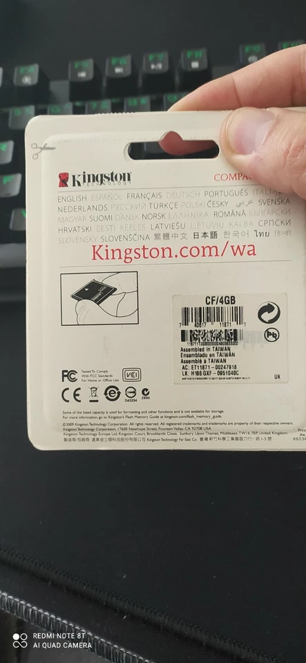 Kingston 4GB CompactFlash CF RARE !!! - Image 2 of 2