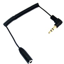3.5mm Male to Female Jack Audio Stereo Car Aux Spring Extension Cable Headphones