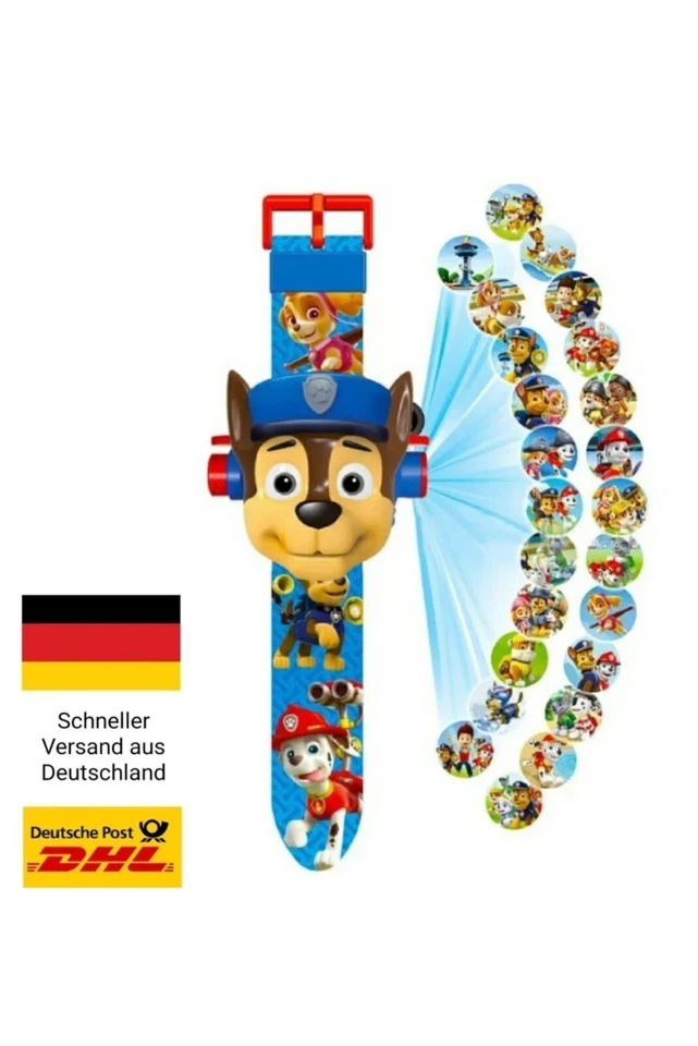 ✅PAW PATROL Digitaluhr Kinder Geschenk mit Projektionslicht Inkl. Batterie✅ - Bild 3 von 4