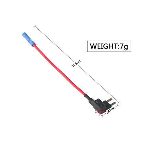 5 Sets 10Amp ATM/APM Mini Blade Sicherungen Add-a-Circuit Sicherungshalter Tap Adapter - Bild 2 von 12