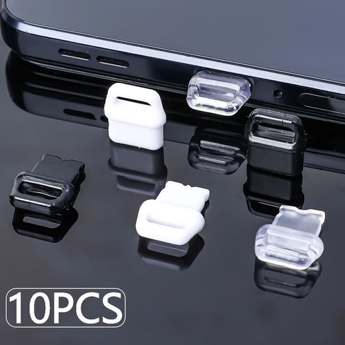 1/10Pcs DIY Anti Dust Plug Charge Port Cover Protection Cap New Plugs Stopper