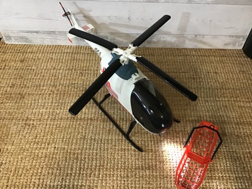 Big Jim Helicopter, weiß mit Scheinwerfer, Hubschrauber Top erhalten siehe Fotos - Bild 16 von 17