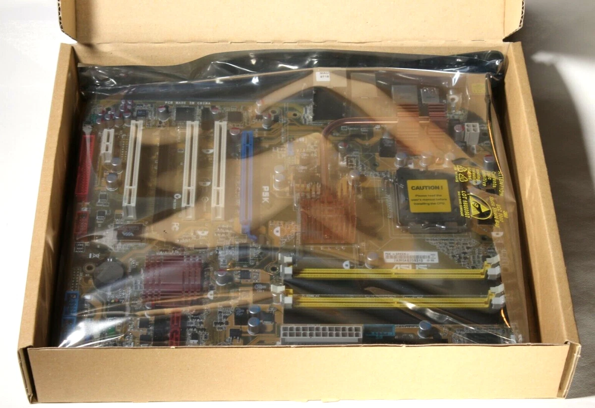 Factory Refurbished ASUS P5K Rev 1.02G LGA775 Motherboard, Board.