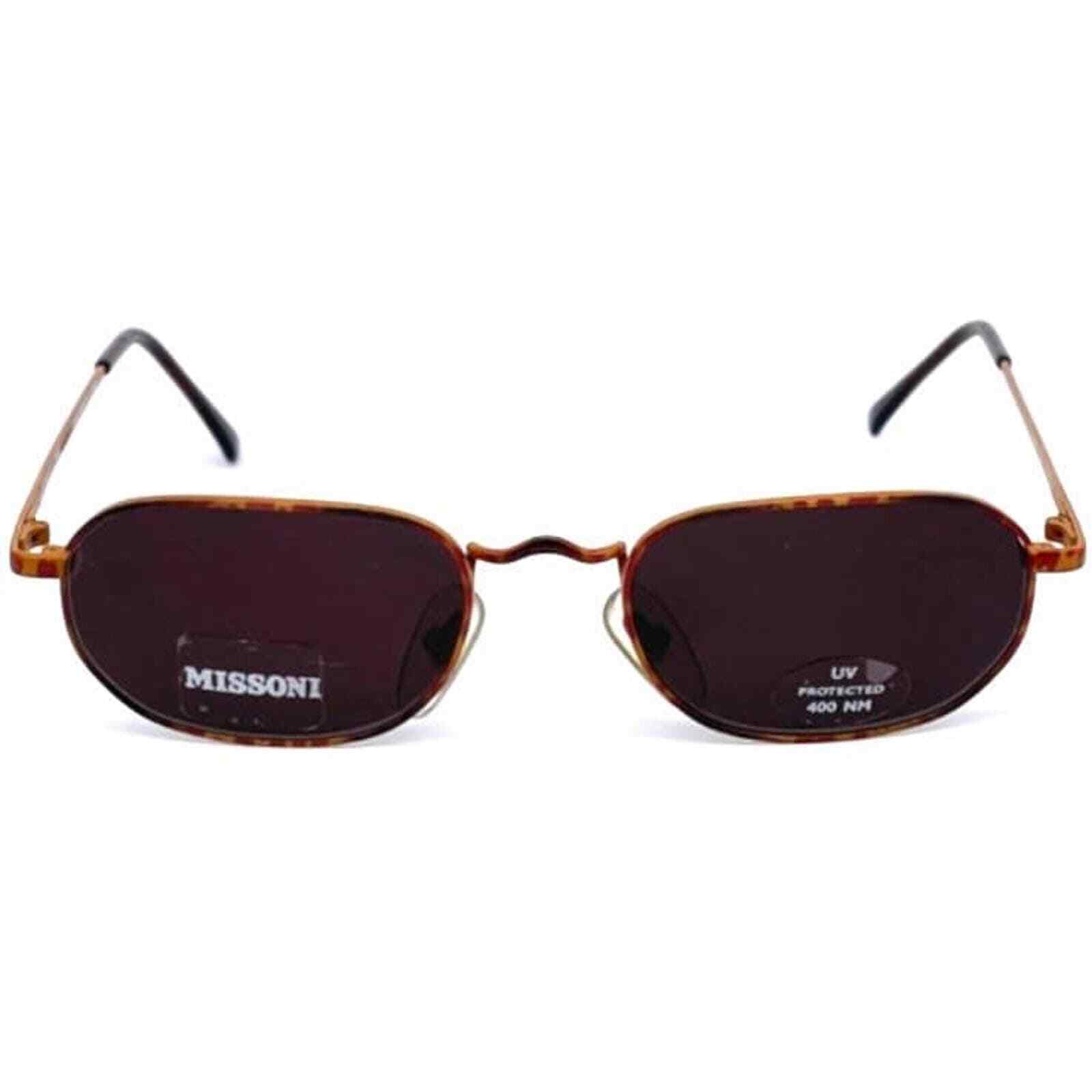 Missoni cool orange texture rectangular sunglasse… - image 1