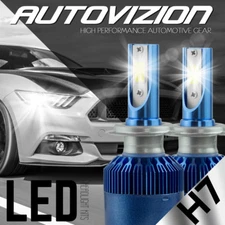 AUTOVIZION LED HID Headlight Conversion kit H7 6000K for BMW 328i 1999-2016