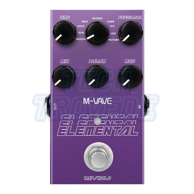 M-Vave Elemental Guitar Delay Effects Pedal / 9 Delay Effects